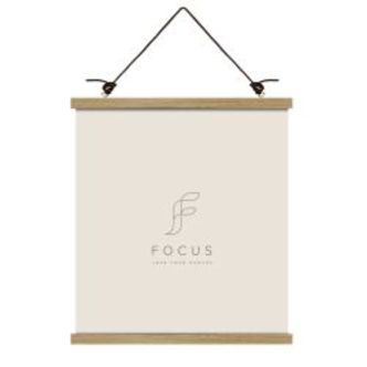 Focus Poster Hanger Magnetic Oak 51cm