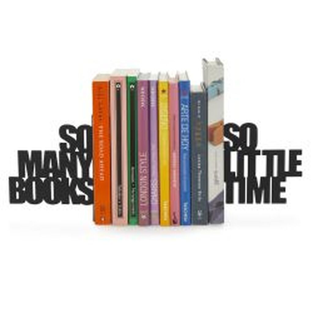 Balvi Bookend,soÂ many!,black,metal - Bogstøtte