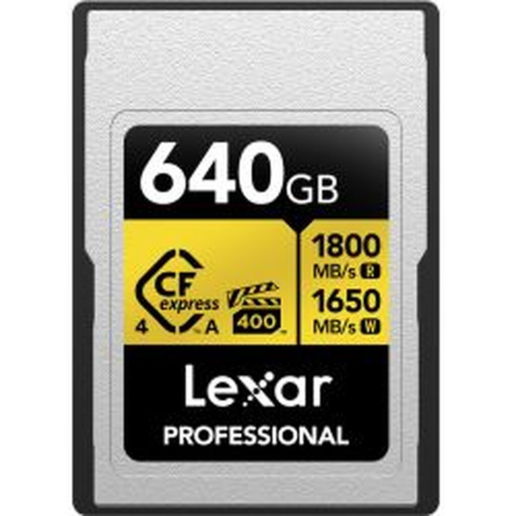 Lexar CFexpress 4.0 Pro Gold, VPG400, R1800/W1650 (Type A) 640GB