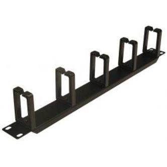 Deltaco 19 Cable Panel 1u, 5 Brackets, Black