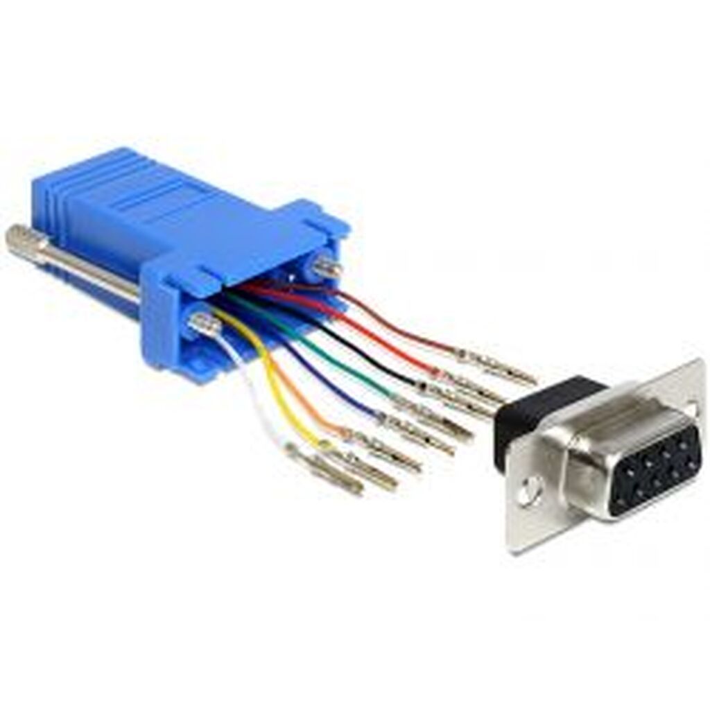 Delock D-sub 9 Pin Female &gt; Rj45 Female Assembly Kit