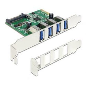 Delock Pci Express Card > 4 X Usb 3.0, Usb Adapter, Pcie 2.0