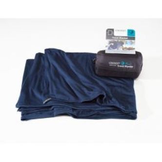 Cocoon Travel Blanket,180x140 Cm ,navy - Tæppe