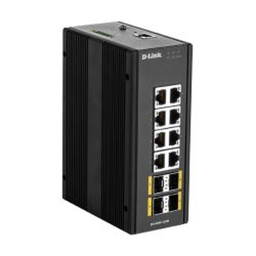 Dlink 12 Port Managed Switch, Gigabit, Sfp, Heat Resistant