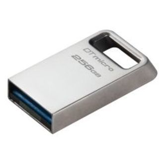 Kingston Datatraveler Micro Usb Memory, 256gb, Silver