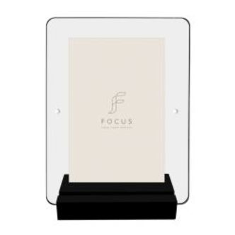 Focus Photo Block Black Acrylic 10x15