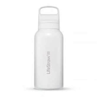 LifeStraw Go 2.0 Stainless Steel Water F - White - Str. .1L - Vandfilter