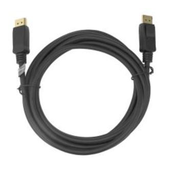 Deltaco Displayport Dp1.4 Flex Cable, 3m, Black