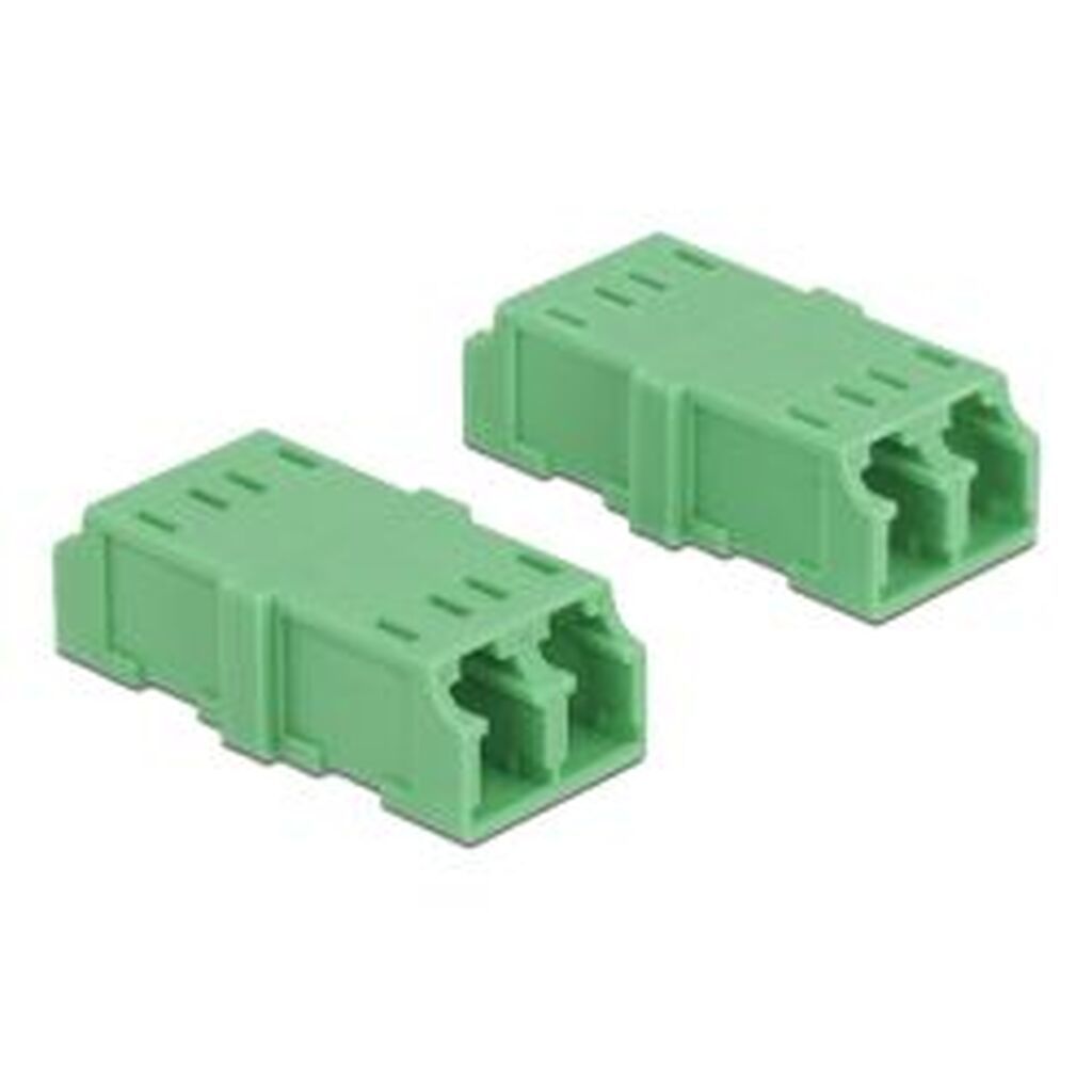 Delock Optical Fiber Coupler Lc Duplex Female To Lc Duplex Female