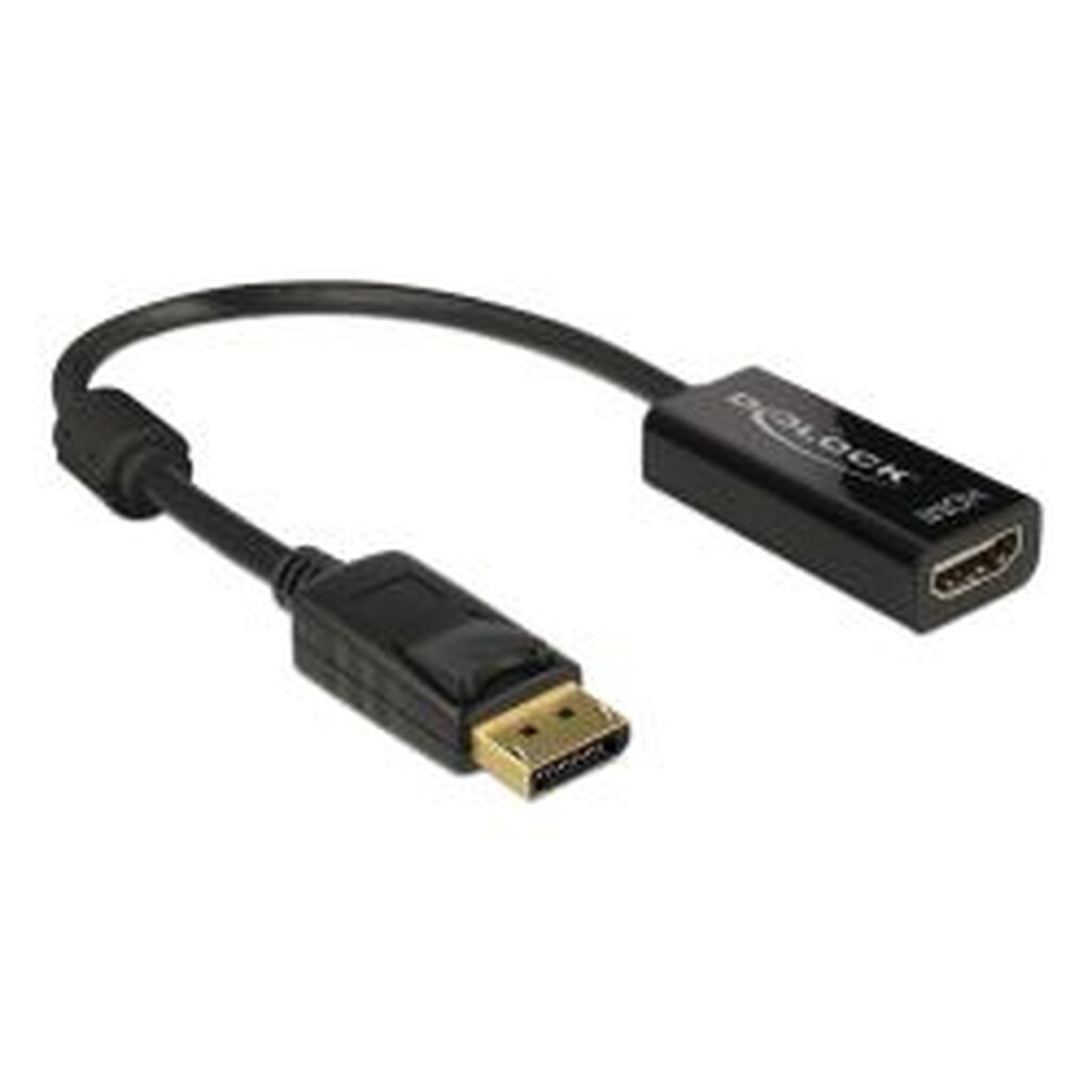 Delock Adapter Displayport 1.2 Male To Hdmi Female, 4k, Passive