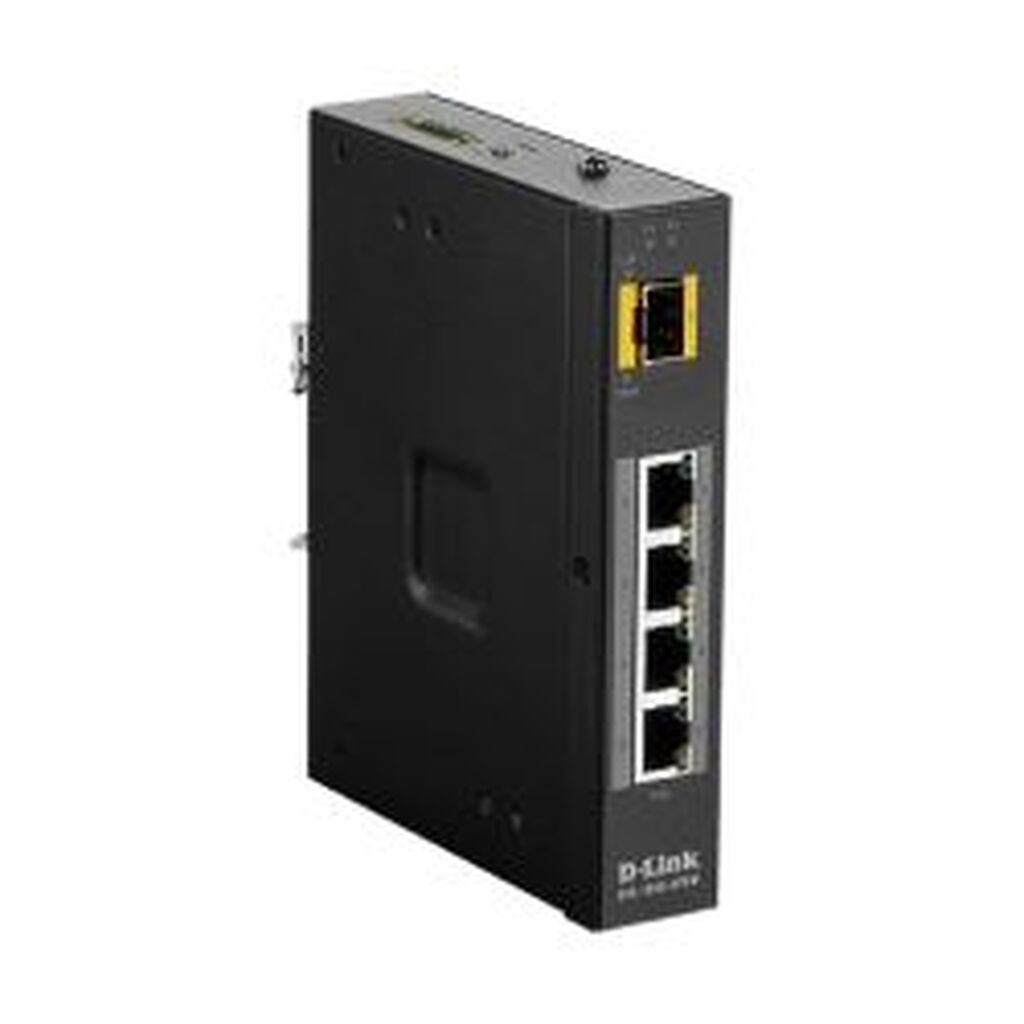 Dlink Switch, 5-ports, Gigabit, Poe, Plug And Play, Sfp, Black
