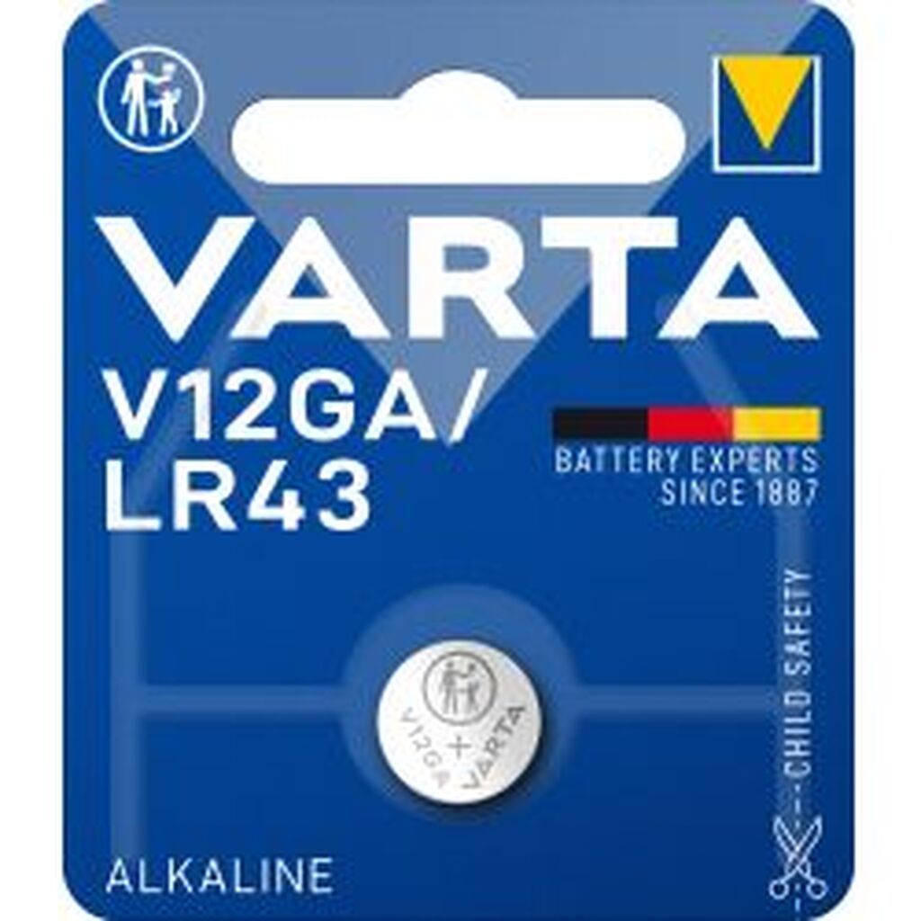 Varta V12ga/lr43 Alkaline 1 Pack - Batteri