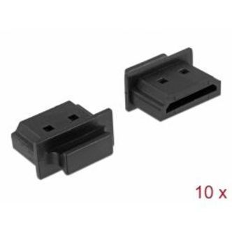 Delock Dust Cover For Hdmi-a Female With Grip 10 Pieces Black