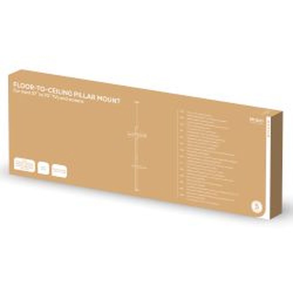 Deltaco Office Floor To Ceiling Mount 37-70, 200x200-600x400, 30kg