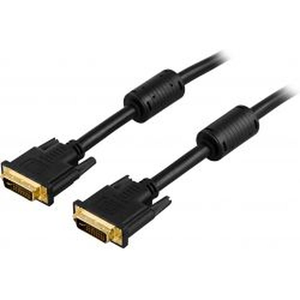 Deltaco Dvi Monitor Cable Dual Link, Dvi-i Ma - Ma 2m