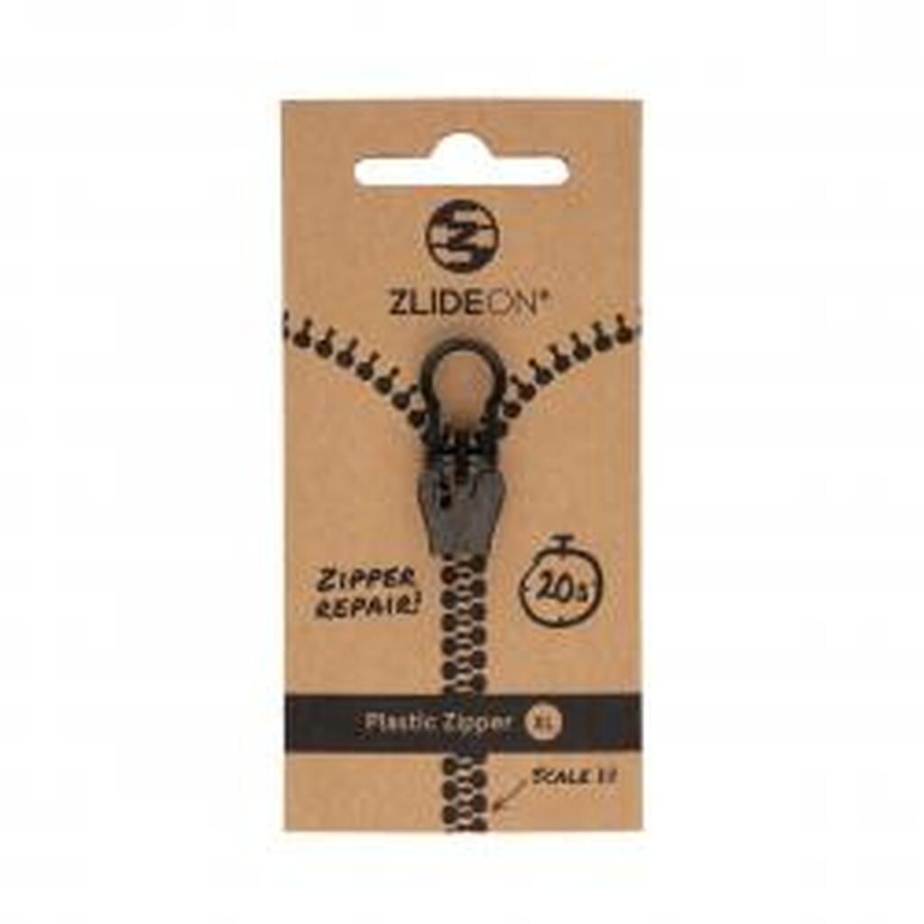 Zlideon Normal Plastic Zipper Xl - Black - Str. XL - Lynlås