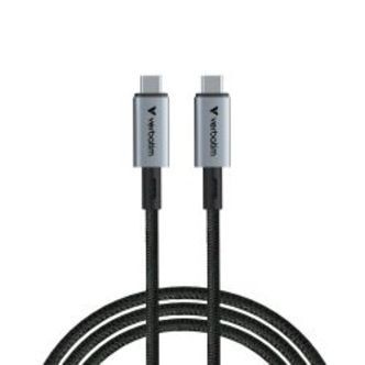 Verbatim Sync & Charge Cable Usb-c To Usb-c 240w 40 Gbps 120 Cm