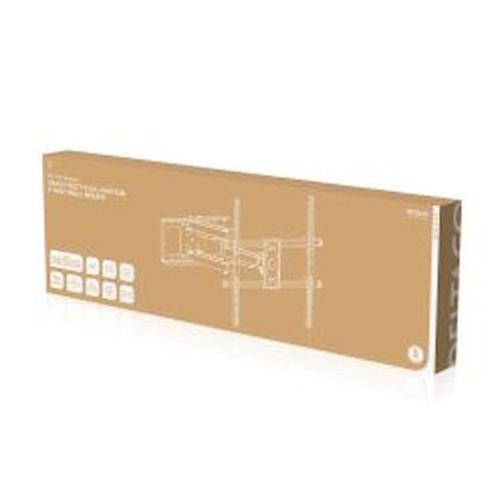 Deltaco Heavy-duty Full-motion 3-way Wall Mount, 65-100, Vesa, Blac