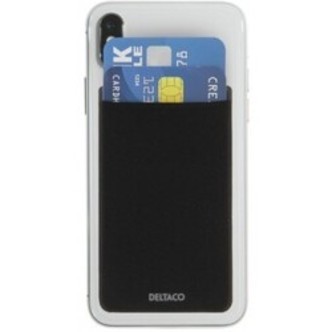 Deltaco Adhesive Card Holder, Rfid Block, 3m Adhesive, Blc - Mobilcover