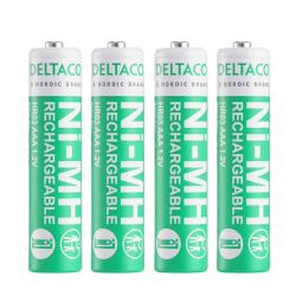 Deltaco Ultimate Nimh Rechargeable Lr03/aaa Size 750mah 4pack(sg) - Batteri