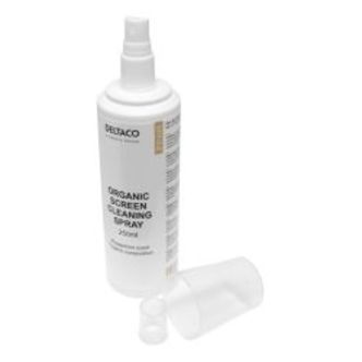 Deltaco Organic Cleaning Liquid For Screens, 250ml - Rengøring