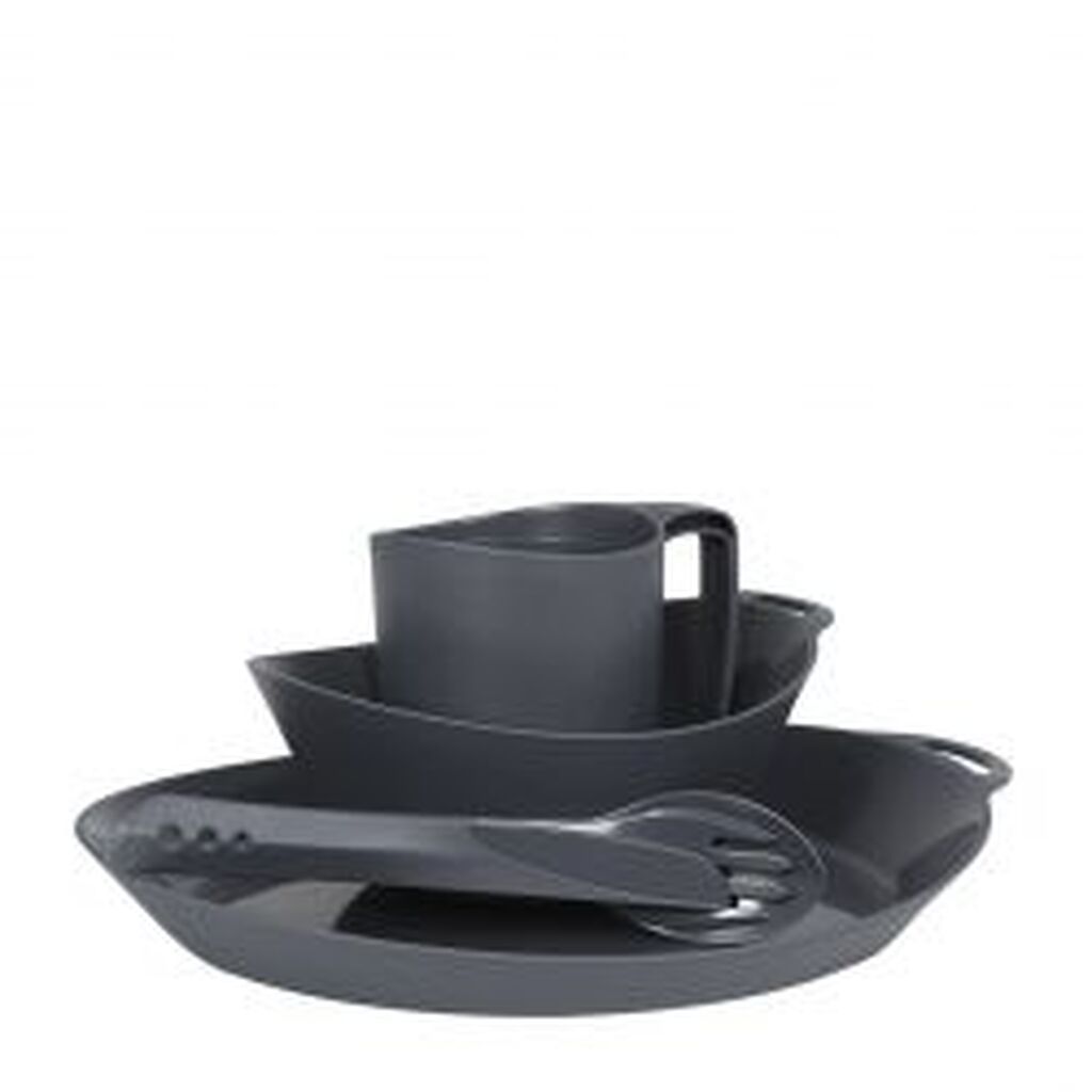 Lifeventure Ellipse 4-piece Set - Kfs / Bowl / Plate - Service