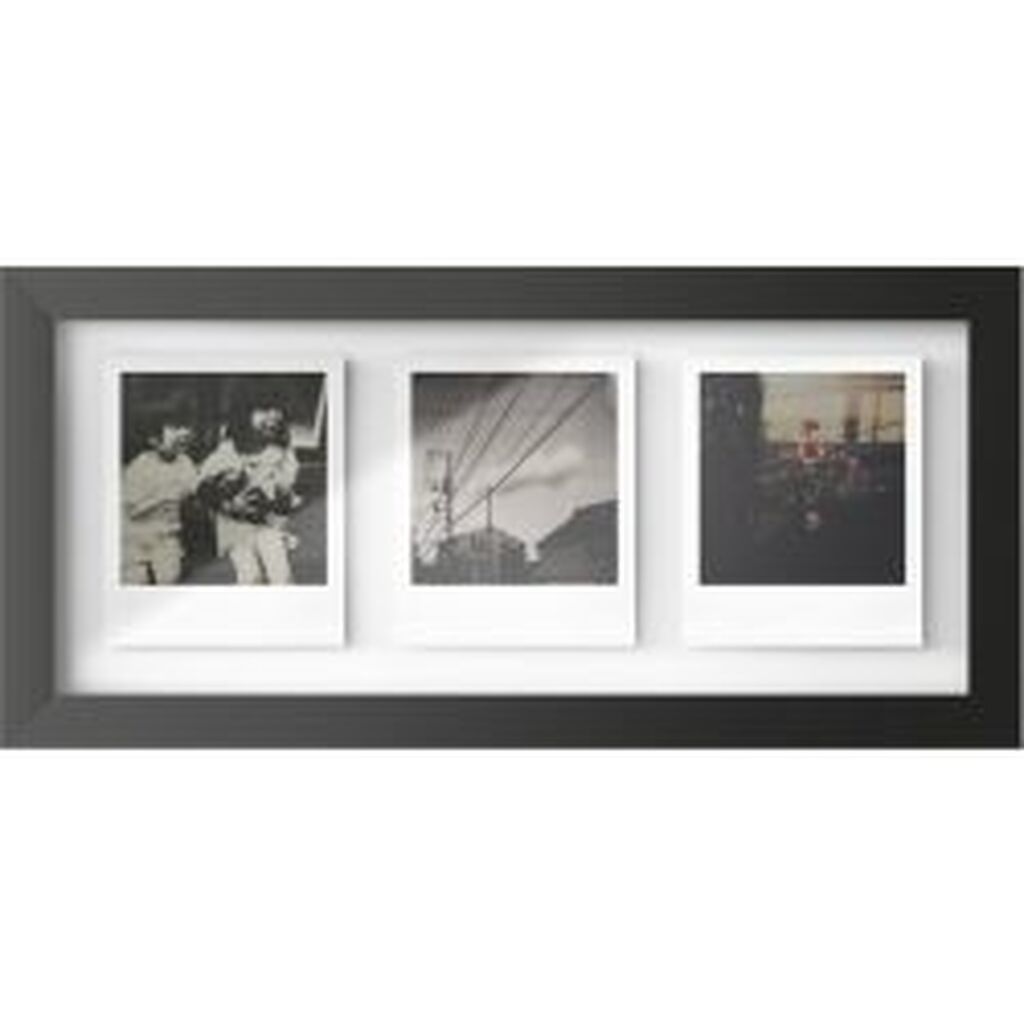 Polaroid Studio Photo Frame Triptych - Black