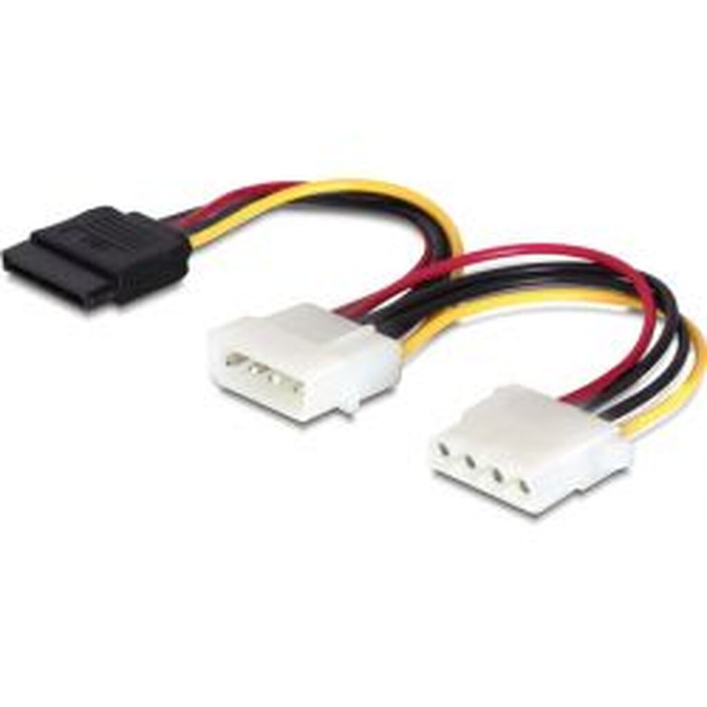 Delock Power Cable For Serial Ata & Ata-133 Hdd, 0.1m