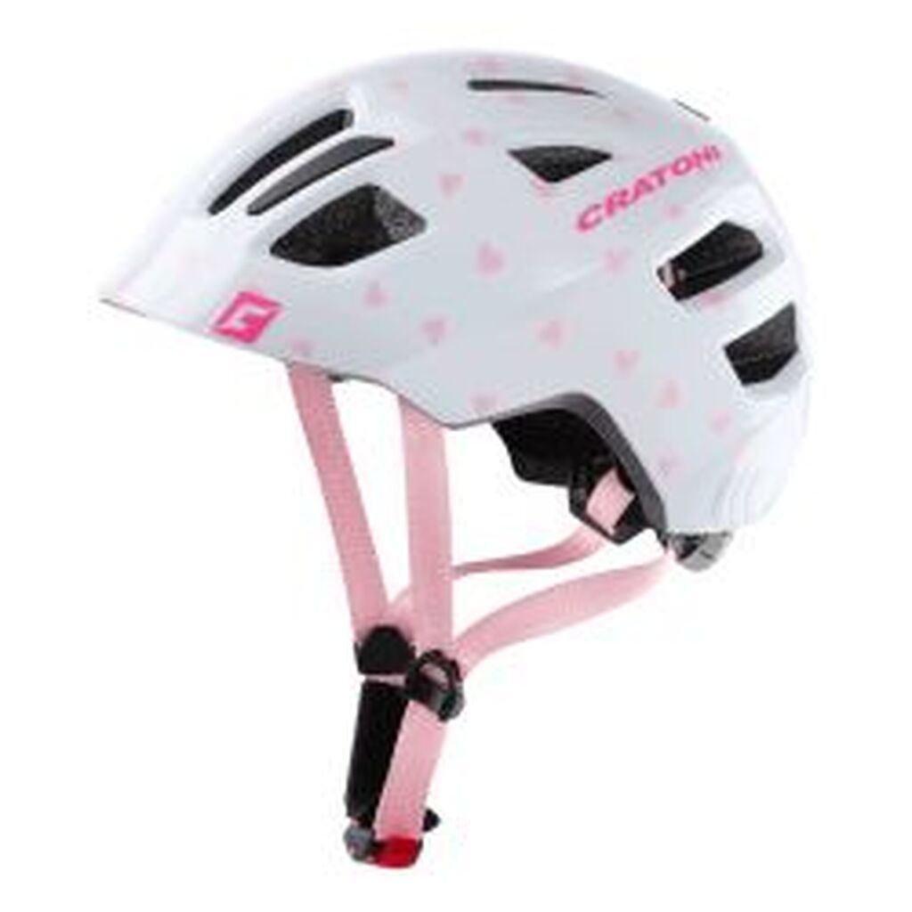 Cratoni Maxster - Heart rose glossy - Str. S-M (51-56 cm) - Cykelhjelm