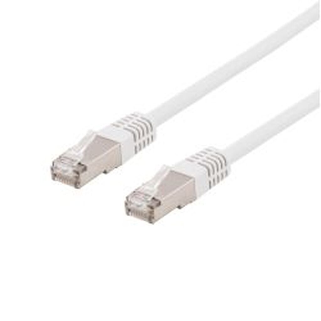 Deltaco S/ftp Cat6 Patch Cable, Lszh, 20m, White