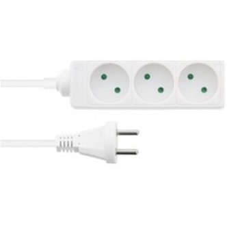 Nq Power 3-vejs Stik (d), 3m - Diverse