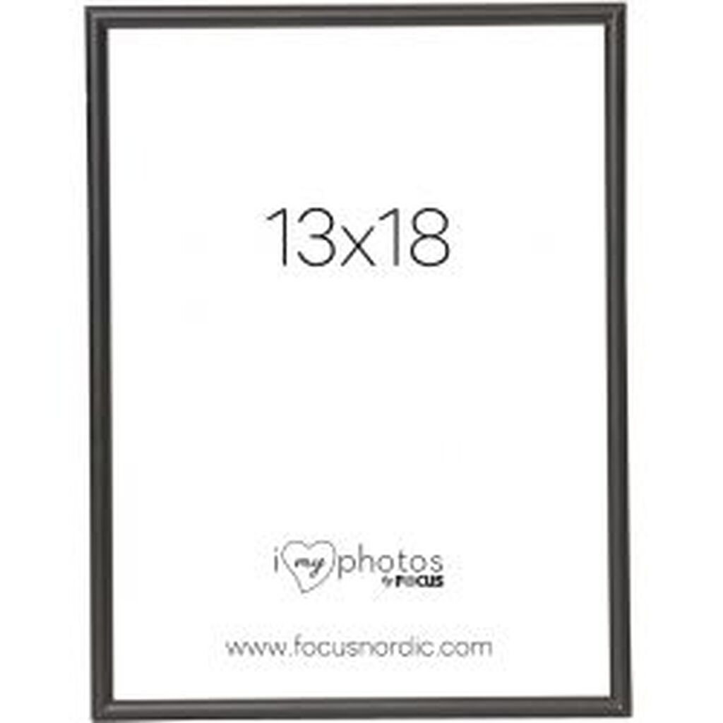 Focus Can-Can Aluminium Black 13x18 - Ramme