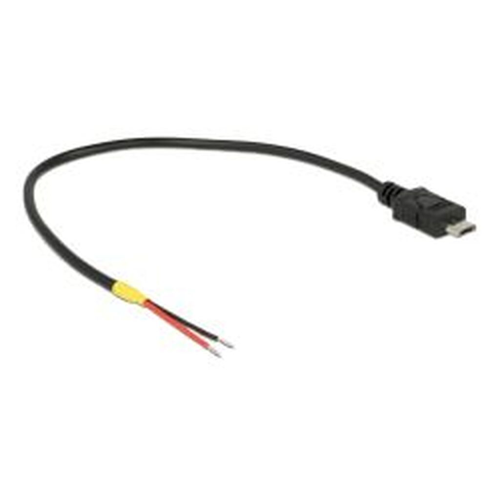Delock Cable Usb 2.0 Micro-b &gt;2xopen Wires Power 20 Cm Raspberry Pi