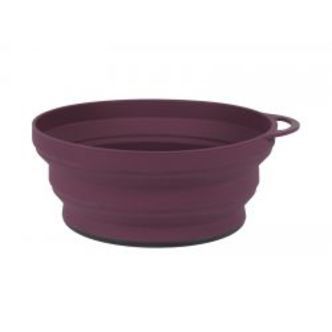 Lifeventure Silicone Ellipse Flexi-bowl, Purple - Skål