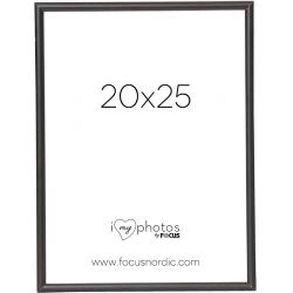 Focus Can-Can Aluminium Black 20x25 - Ramme