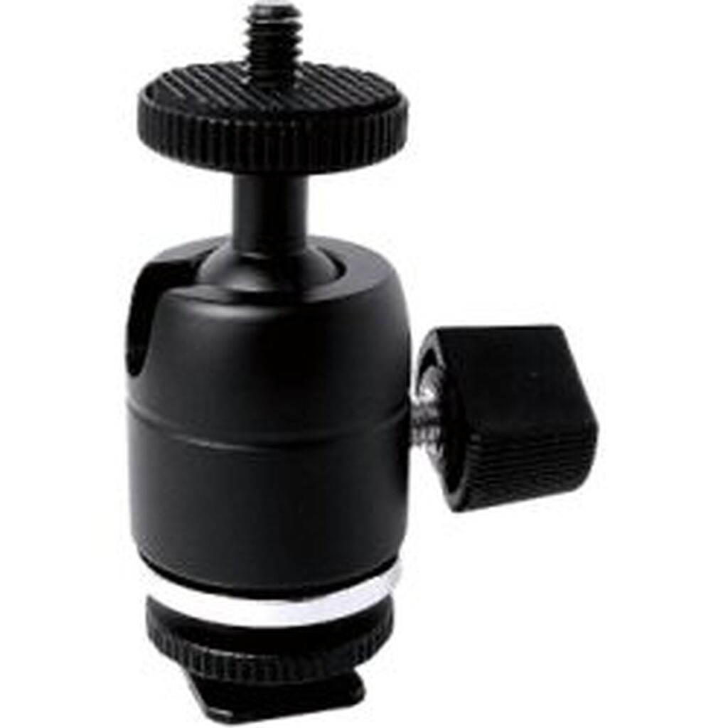 Kupo KS-CB03 Mini Ball Head with Hot Shoe Adapter - Support rigs & cages