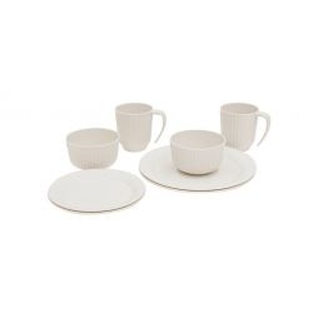 Outwell Delish 2 Person Dinner Set Sandstone - Service