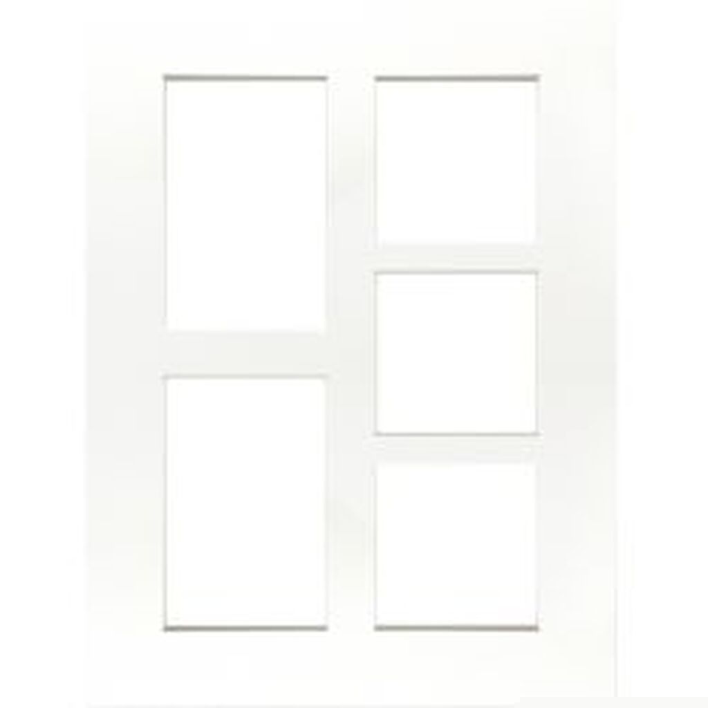 Focus Passepartout White w. white core 30x40 Collage 5 images