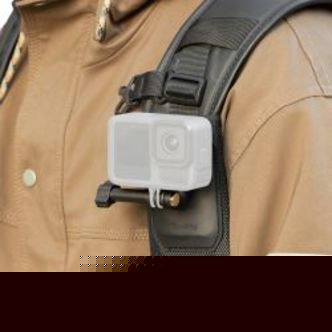 SmallRig 5721 Hook and Loop Backpack Strap Mount for Action Cameras - Support rigs & cages