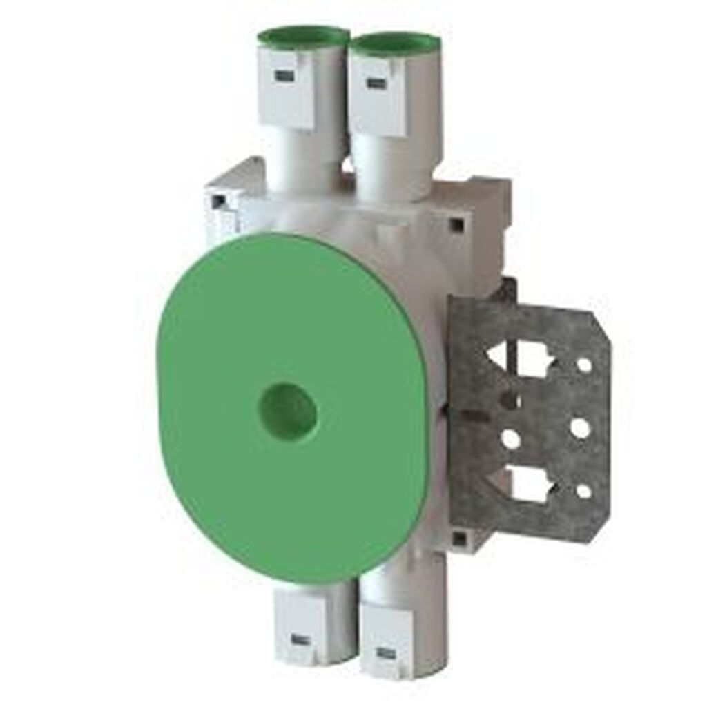 Nordicquality Wallbox 1,5 Vertical 4-loop/ Steel Fastening Bulk