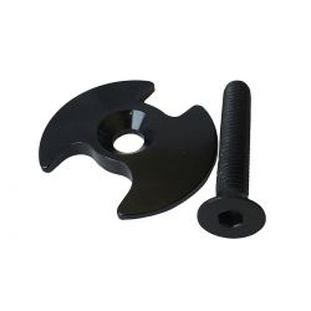 PRO Steerer Bolt & Cap Vibe EV Black, Alloy, 1 set - Cykelreservedele