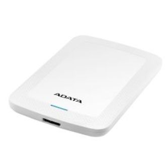 Adata 1tb Hv300 Slim External Hard Drive, 2.5, White