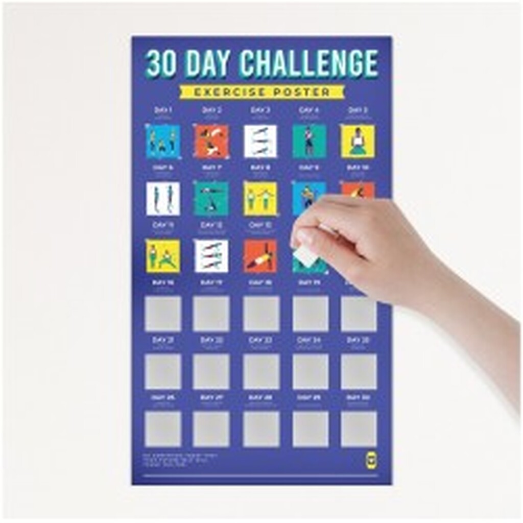 Gift Republic Scratchposter 30 Day Challenge - Plakat