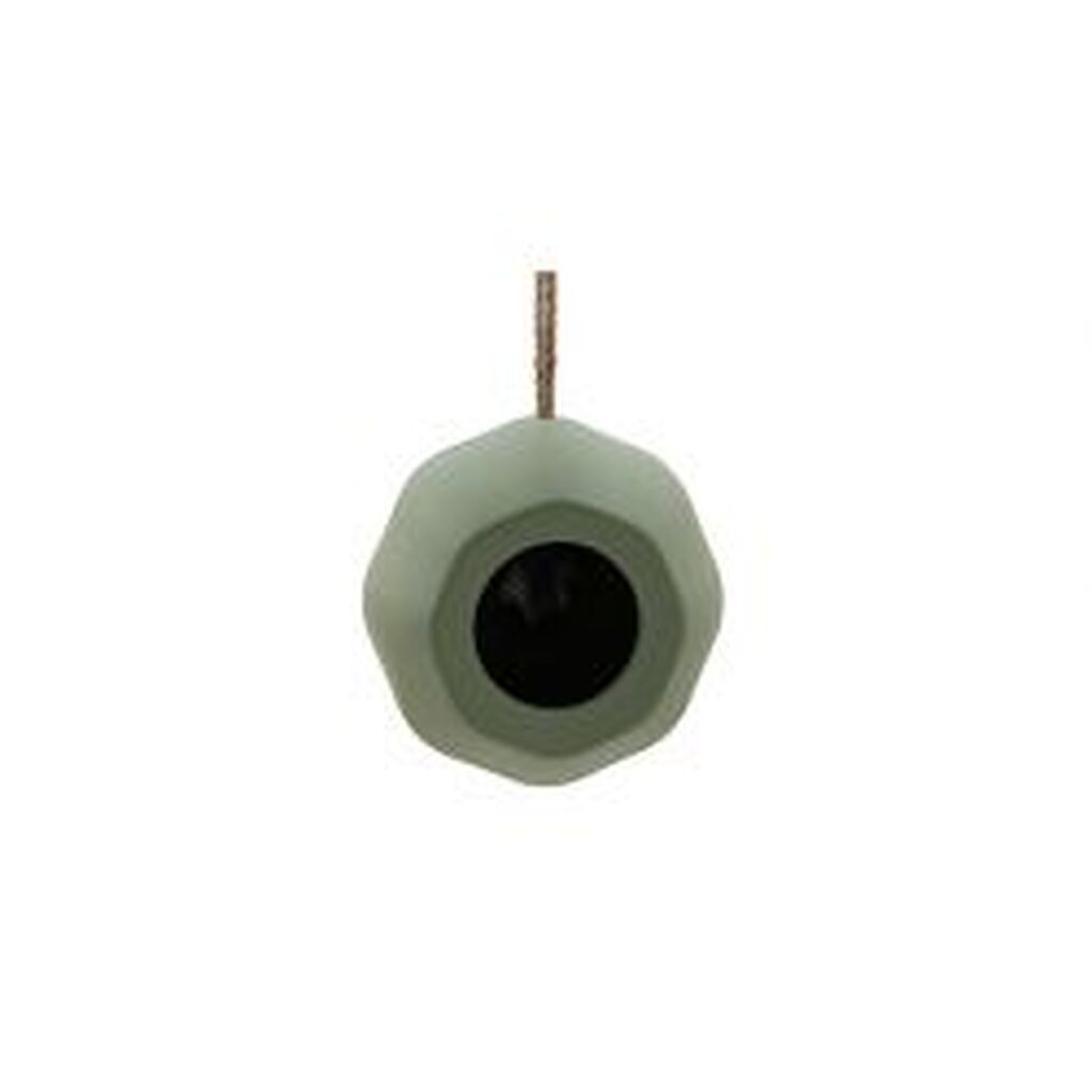 Point Virgule Bamboo Fiber Bird Feeder Eucalyptus Green - Diverse