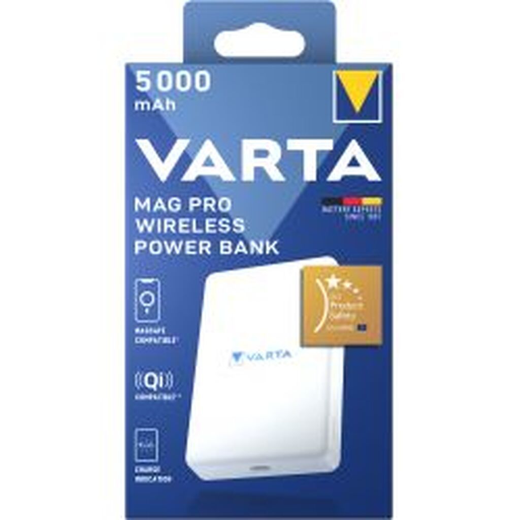 Varta Mag Pro Wireless Power Bank 5000 Mah