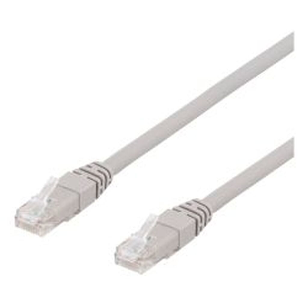 Deltaco U/utp Cat6a Patch Cable, 50m, 500mhz, Delta, Lszh, Grey