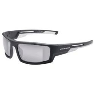 Cratoni Raw - Black matt | smoke w/ silver mirror - Str. UNI - Solbriller