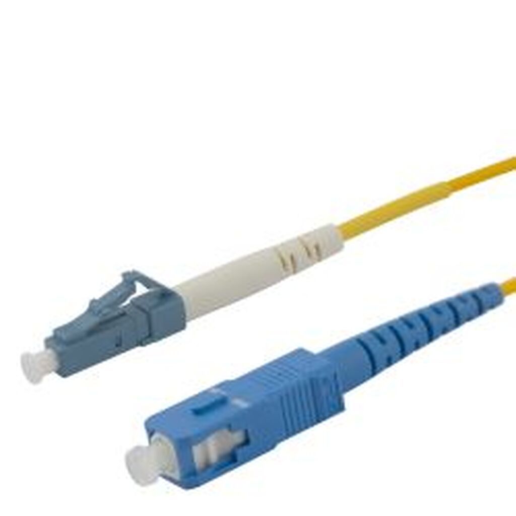 Deltaco Os2 Fiber Cable, Lc - Sc, Simplex, Upc/upc, 4,0m
