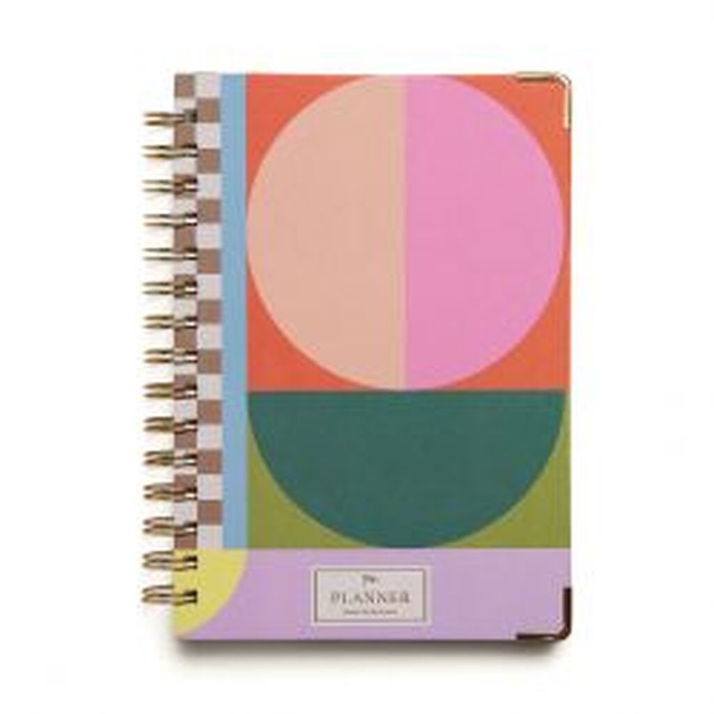 Designworks Ink Calendar Undated Over 13 Months - Geo Checks - Kalender