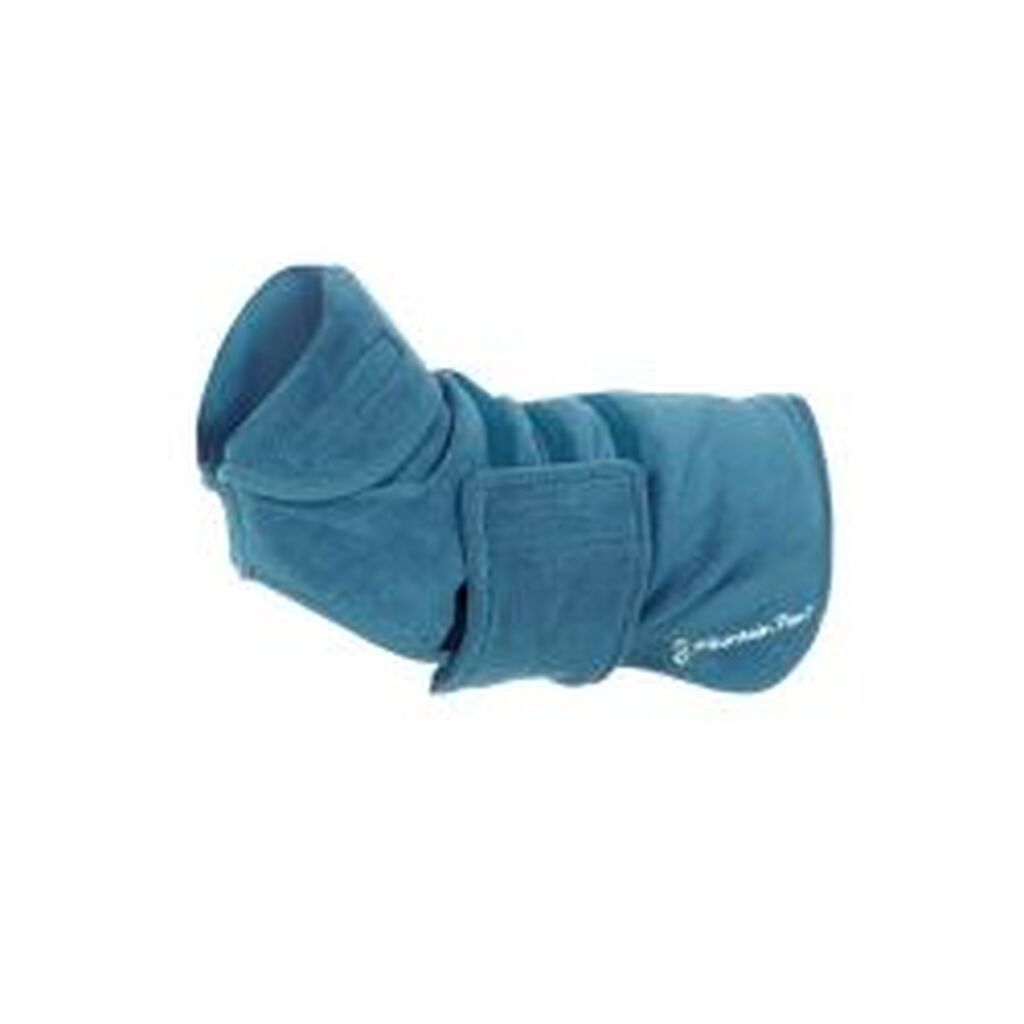 Mountain Paws Dog Robe, Small, Blue - Hundeudstyr